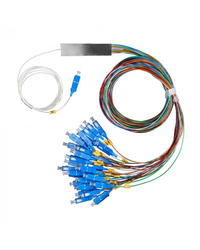 Разветвитель план 1х4 окон SC/UPC 9/125 вывод 1,5м буфер 0.9мм 1260/1650 Cabeus (FCT-PLC-1/4-9-SC/U-1.5-0.9) в Октябрьском Оптические разветвители (сплиттеры) Pintop.ru