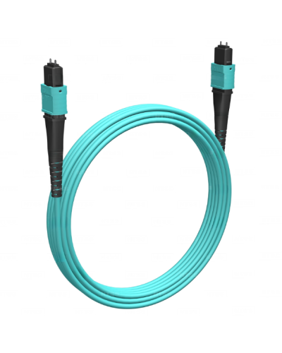 Кабельная сборка MPO(M) -MPO(M)-12 волокон 50/125 OM3, 5 m Cabeus (FOP-50-OM3-12-MPO(M)-12-MPO(M)-B-5m) в Октябрьском Кабельные сборки (оптические) Pintop.ru