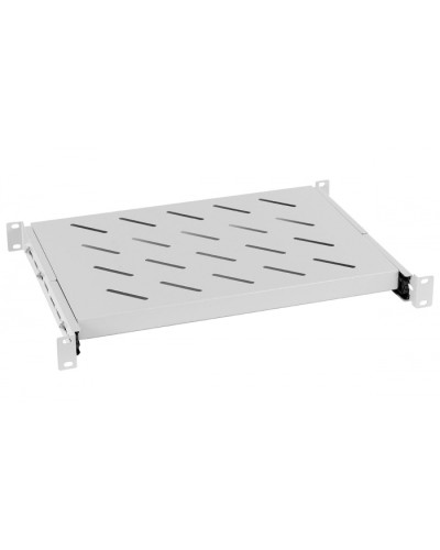 Полка выдвижная 1U для шкафов и стоек глубиной 600 мм Cabeus JE05-600 в Октябрьском Полки для шкафов и стоек Pintop.ru