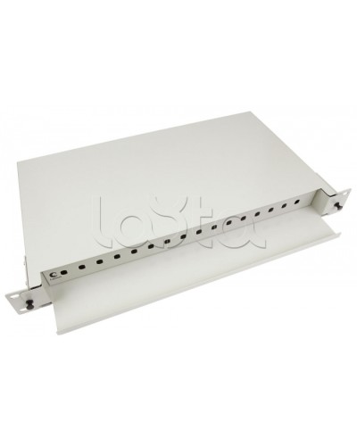 Бокс оптический 19, 1U на 16 ST/FC портов Cabeus ODF-19-16-ST в Октябрьском Кросс оптический Pintop.ru