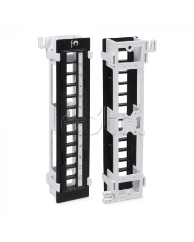 Патч-панель настенная 12 портов без модулей Cabeus (PLB-12-WL) в Октябрьском Патч панель Pintop.ru