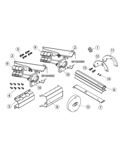 Устройство защиты стрелы при столкновении с автомобилем для стрелы Came 001G03006 в Октябрьском Запчасти для шлагбаумов и автоматики Pintop.ru