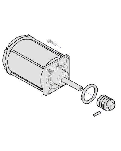 Электродвигатель G12000 в сборе Came 119RIG101 в Октябрьском Запчасти для шлагбаумов и автоматики Pintop.ru