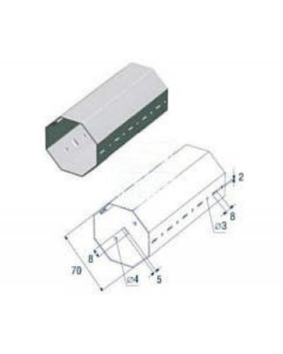 Выходной фланец G12000 Came 119RIG112 в Октябрьском Запчасти для шлагбаумов и автоматики Pintop.ru