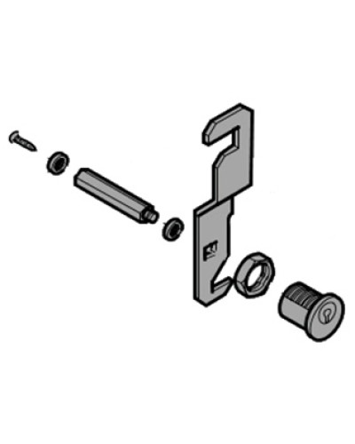 Замок дверцы G4040 Came 119RIG411 в Октябрьском Запчасти для шлагбаумов и автоматики Pintop.ru