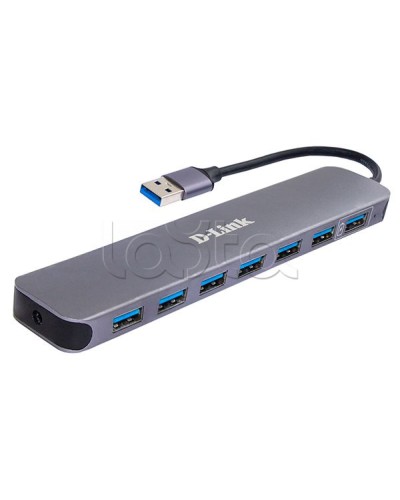 Концентратор с 7 портами USB 3.0 D-Link DUB-1370/B2A в Октябрьском Дополнительное оборудование для сетей Pintop.ru