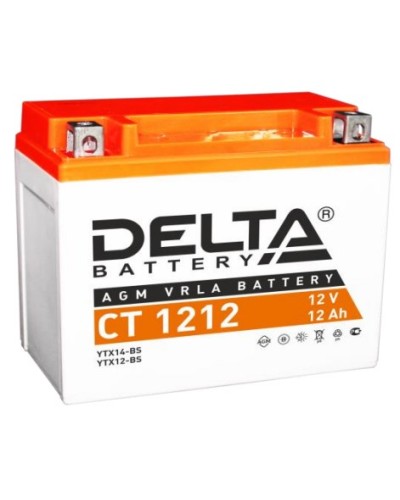Аккумулятор АКБ 12 - 12 Delta CT 1212* в Октябрьском Электротехническое оборудование Pintop.ru