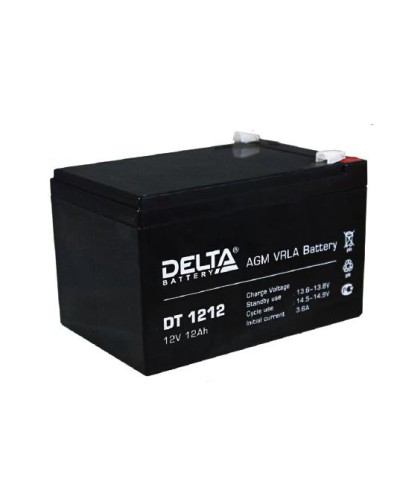 Аккумулятор свинцово-кислотный Delta DT 1212 в Октябрьском Электротехническое оборудование Pintop.ru