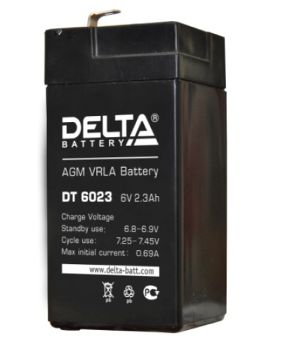 Аккумулятор свинцово-кислотный Delta DT 6023 в Октябрьском Электротехническое оборудование Pintop.ru