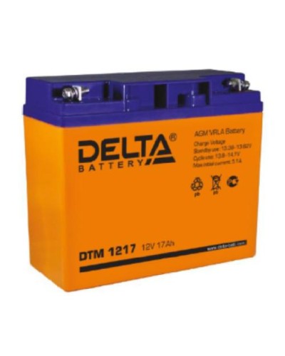 Аккумулятор свинцово-кислотный Delta DTM 1217 в Октябрьском Электротехническое оборудование Pintop.ru