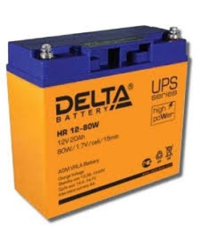 Аккумулятор свинцово-кислотный Delta HR12-80W в Октябрьском Электротехническое оборудование Pintop.ru