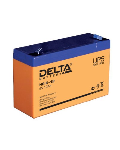 Аккумулятор свинцово-кислотный Delta HR 6-12 в Октябрьском Электротехническое оборудование Pintop.ru