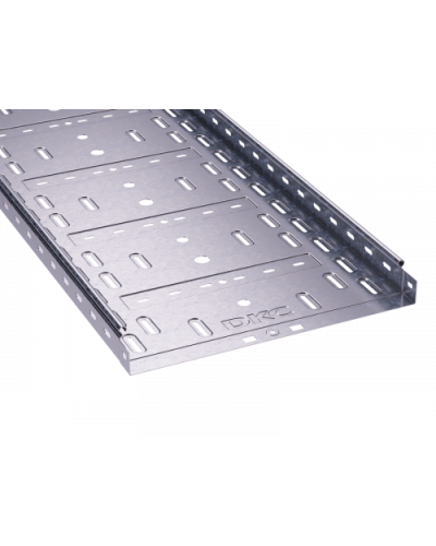 Лоток перфорированный 400х50 L3000, горячеоцинкованный DKC 35266HDZ в Октябрьском Кабельные лотки Pintop.ru
