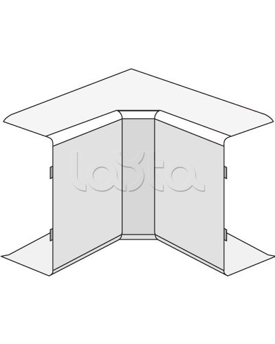 Угол внутренний AIM 40x17 DKC 00395 в Октябрьском Аксессуары для кабель-канала Pintop.ru