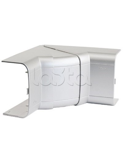 Угол внутренний 110х50 мм, изменяемый 70-120°, цвет серый металлик DKC 01051G в Октябрьском Аксессуары для кабель-канала Pintop.ru