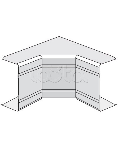 Угол внутренний неизменяемый NIA 90° DKC 01828 в Октябрьском Аксессуары для кабель-канала Pintop.ru