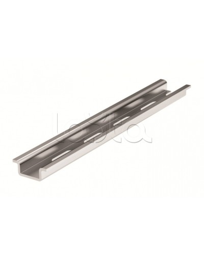 DIN-рейка OMEGA 2F 15.5х5.5 с перфорацией DKC 02130 в Октябрьском Крепежные изделия Pintop.ru