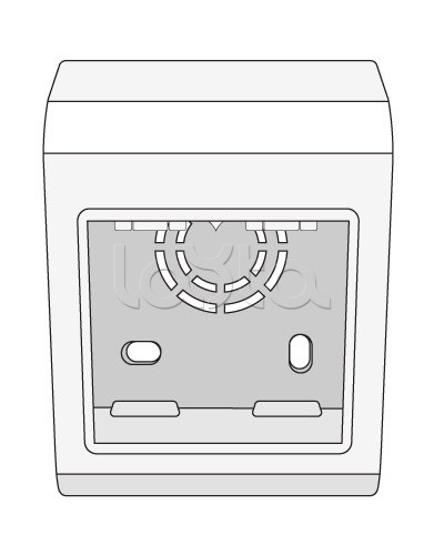 Коробка монтажная под 2 модуля BRAVA DKC 10034 в Октябрьском Распределительные коробки Pintop.ru
