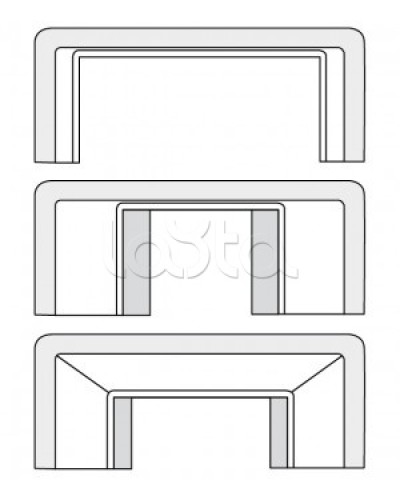 Набор адаптеров для миниканалов DKC 10133 в Октябрьском Аксессуары для кабель-канала Pintop.ru