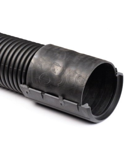 Муфта соединительная (разъемная с фиксатором) для трубы двустенной диам. 110 мм DKC(017110) в Октябрьском Повороты, муфты, тройники Pintop.ru