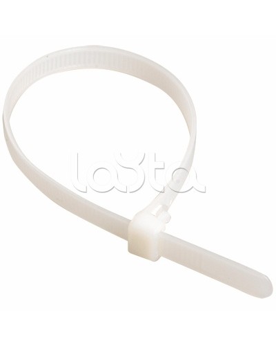 Хомут-стяжка нейлоновый, стандартный P6.6 9x780 белый DKC (25234) (100 шт/уп) в Октябрьском Стяжки-хомуты Pintop.ru