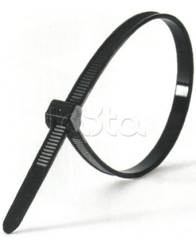 Хомут-стяжка нейлоновый, стандартный P6.6 7.8x365 чёрный DKC 25327 (100 шт/уп) в Октябрьском Стяжки-хомуты Pintop.ru