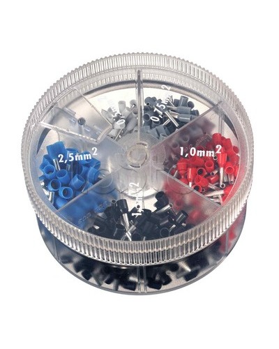 Контейнер двойных наконечников-гильз с изолир.фланцем 4,00-16,00 кв.мм 1 упаковка - 45 шт DKC 2ARTD666 в Октябрьском Аксессуары для стоек и шкафов Pintop.ru