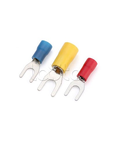 Наконечник вилочный с изолир.фланцем 1,5-2,5 кв.мм 4,1 мм (НВИ) DKC 2B14P в Октябрьском Крепежные изделия Pintop.ru