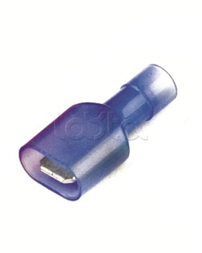 Наконечник плоский полностью изолир. (вилка) 1,5-2,5 кв.мм 6,3х0,8 мм (РППИ-П) DKC 2B22TP в Октябрьском Крепежные изделия Pintop.ru