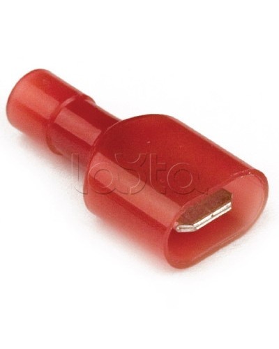 Наконечник плоский полностью изолир. (вилка) 2,5-6 кв.мм 6,3х0,8 мм (РППИ-П) DKC 2C22TP в Октябрьском Крепеж Pintop.ru