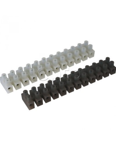 Клемник полипропилен черный, 12р,450V, 24A, 4 мм.кв DKC 43212PL/R в Октябрьском Клеммные колодки Pintop.ru