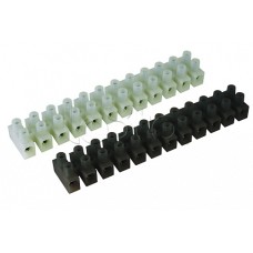 Клемник Полипропилен черный,12р,85°С,450V, 57A,10мм.кв. DKC 43412PL/R