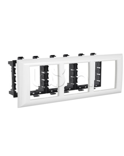 Рамка-суппорт Avanti белый для In-liner Front, 6 мод. DKC 4400916 в Октябрьском Аксессуары для лотков Pintop.ru
