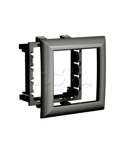 Рамка-суппорт Avanti черный для In-liner Front, 4 мод. DKC 4402914 в Октябрьском Аксессуары для лотков Pintop.ru