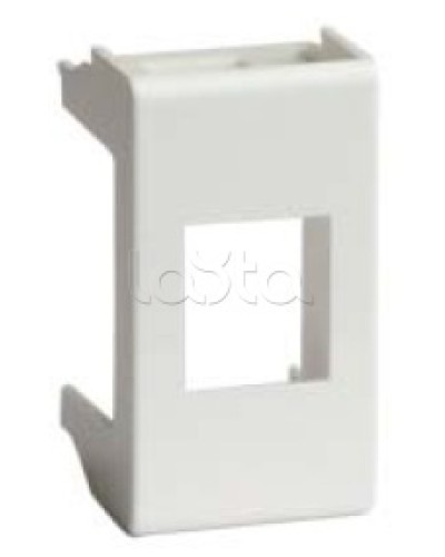 Адаптер для информационных разъемов SIEMON, «Viva», 1 мод., белый DKC 45008 в Октябрьском Аксессуары для стоек и шкафов Pintop.ru