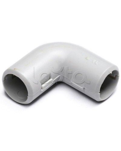 Колено открывающееся, 90 градусов 32 DKC (50532) - Колено открывающееся 90°, номинальный ф32мм, пластик, IP40, RAL 7035 в Октябрьском Повороты, муфты, тройники Pintop.ru