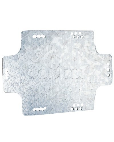 Монтажная пластина из оцинк. стали 270х198х1,5мм, для коробок 300х220мм DKC (59608) в Октябрьском Крепежные изделия Pintop.ru