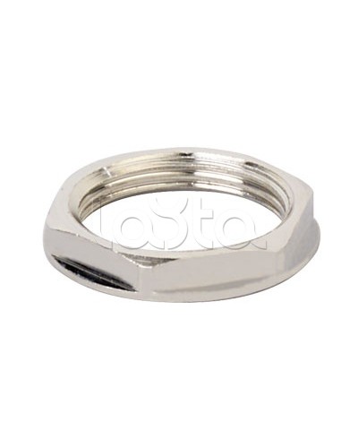 Гайка M16x1,5 никелированная латунь DKC 6006-16A в Октябрьском Крепеж Pintop.ru