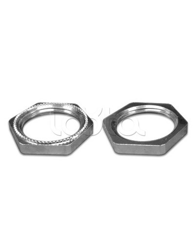 Гайка заземляющая M25x1,5 никел. латунь DKC 6006EMC-25 в Октябрьском Крепеж Pintop.ru