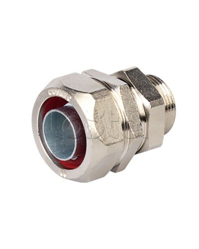 Муфта поворотная металлорукав-коробка DN 15,М20х1,5,наружная резьба DKC 6014-20G в Октябрьском Повороты, муфты, тройники Pintop.ru