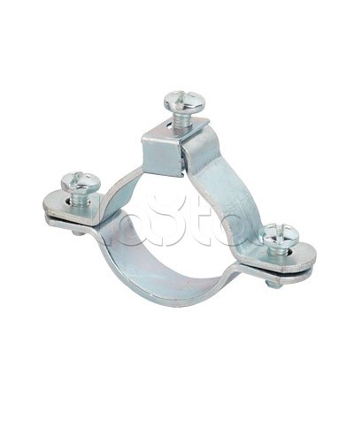 Хомут заземления для труб 20-1/2 мм, оцинкованная сталь DKC 6042-20 в Октябрьском Стяжки-хомуты Pintop.ru