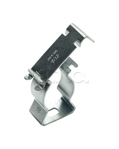 Держатель с крышкой D32, оцинкованная сталь DKC (6044-A32) в Октябрьском Держатели, клипсы, скобы Pintop.ru