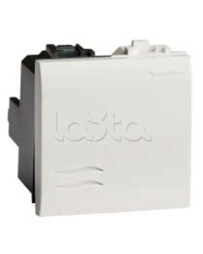 Выключатель типа кнопка, белый, 2мод. DKC 76022B в Октябрьском Аксессуары для стоек и шкафов Pintop.ru