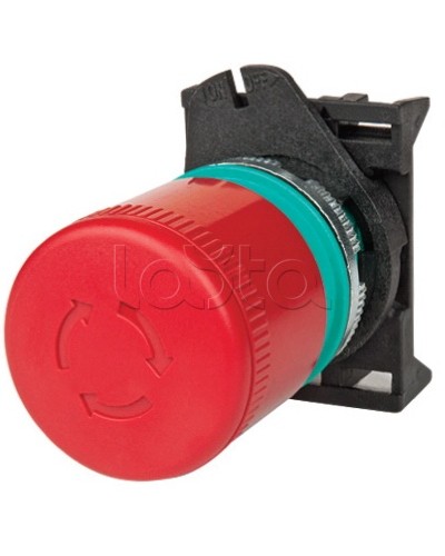 Кнопка аварийная грибовидная поворотная с индикацией д. 60 DKC ABHT1C6S в Октябрьском Аксессуары для стоек и шкафов Pintop.ru