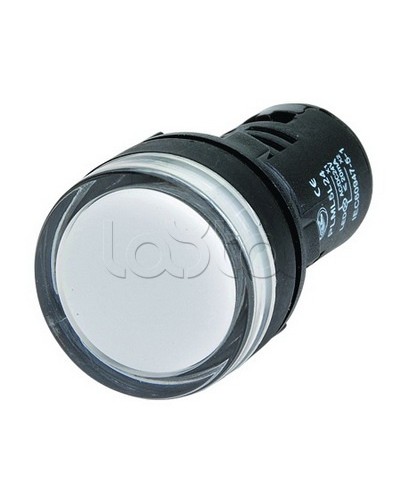 Сигнальный индикатор со встроенным диодом 220В, белый DKC ALIL5L220 в Октябрьском Аксессуары для стоек и шкафов Pintop.ru