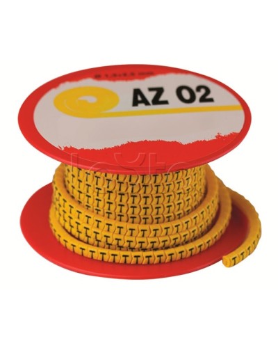 Колечко маркировочное A, 1,3-2,5мм. черное на желтом DKC AZO2AABY в Октябрьском Крепежные изделия Pintop.ru