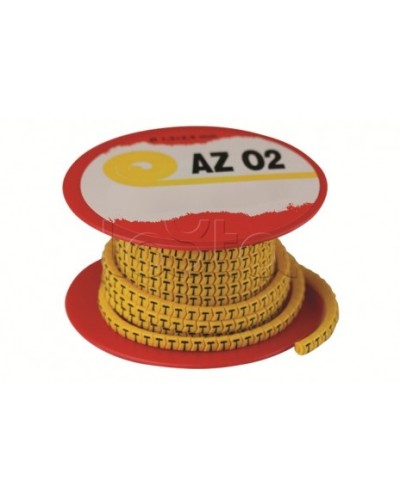 Колечко маркировочное R, 2.5-4мм. черное на желтом DKC AZO3RRBY в Октябрьском Аксессуары для кабель-канала Pintop.ru