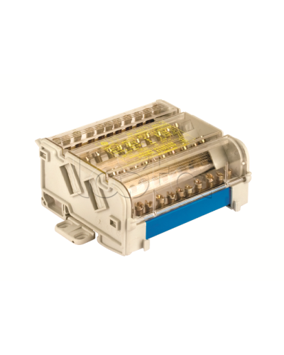 Блок распределительный на DIN рейку 2р 125А, 7х6мм 2х7,5мм 2x9мм DKC BD125112 в Октябрьском Аксессуары для лотков Pintop.ru