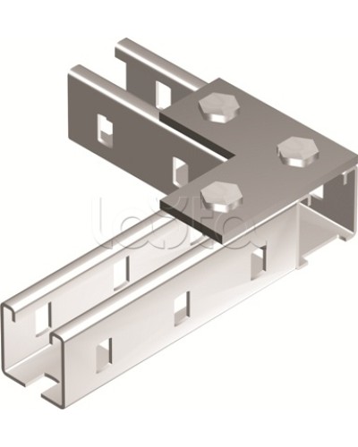 Пластина соединительная L-обр., длина 90х90 мм, 3отв., горячеоцинкованная DKC BMD1021HDZ в Октябрьском Крепежные изделия Pintop.ru