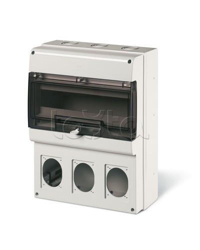 Корпус на 16 модулей и 3 поста с основанием 70х87 мм. Тип M400 DKC DIS6724316 в Октябрьском Аксессуары для стоек и шкафов Pintop.ru